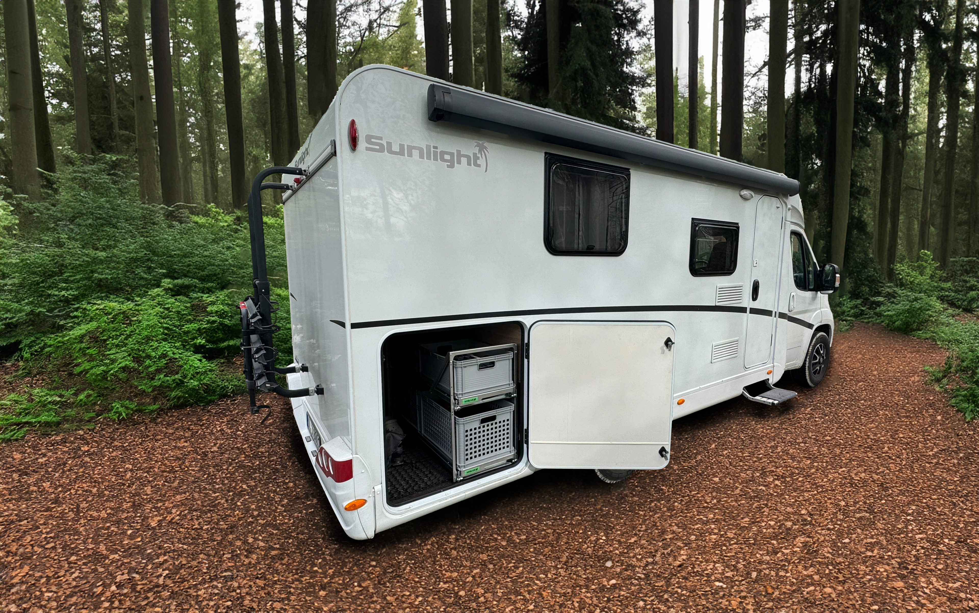 Schubladensystem für Sunlight Wohnmobil Heckgarage