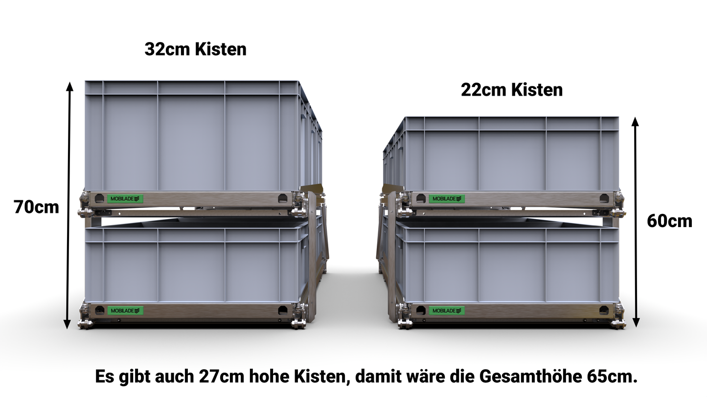 Mit diesem Schubladensystem können Sie die Höhe unter dem Bett vom Reisemobil optimal ausnutzen!